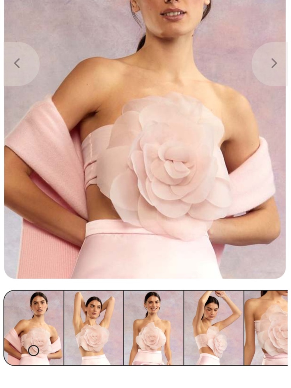 Cynthia Rowley Strapless Bandeau Style Top - Picture 3 of 6
